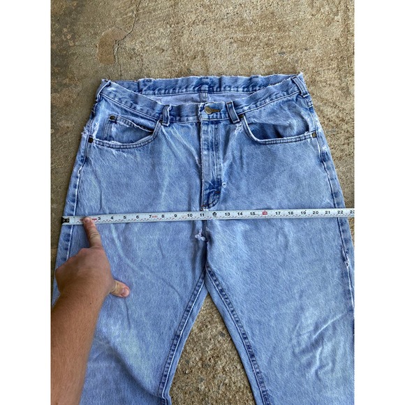 Vintage 90’s LL Bean Distressed Stained Jeans - Picture 15 of 16